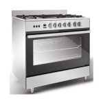 CUISINIERE CANDY 90CM 5F INOX
