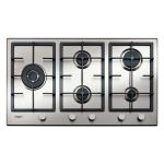 PLAQUE DE CUISSON GAZ WHIRLPOOL 90 CM 5 FEUX