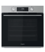 FOUR ÉLECTRIQUE ENCASTRABLE WHIRLPOOL 71 L MULTIFONCTION CHALEUR PULSÉE INOX