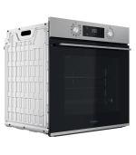 FOUR ÉLECTRIQUE ENCASTRABLE WHIRLPOOL 71 L MULTIFONCTION CHALEUR PULSÉE INOX – Image 3