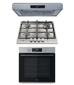 PACK WHIRLPOOL CUISINE ENCASTRÉE – FOUR + PLAQUE + HOTTE