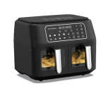 AIR FRYER SCHNEIDER 8L DUAL 4L+4L NOIR