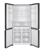 REFRIGERATEUR SCHNEIDER 4 PORTES (FRENCH DOOR) 337L NET GRIS NOIR – Image 2